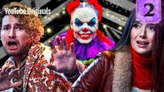 Safiya alongside JC Caylen and High Tower in the thumbnail of The Clowns Here Kill Part 2