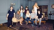 Joey Graceffa, Justine Ezarik, Timothy DeLaGhetto, Andrea Brooks, Sierra Furtado, Lele Pons, Shane Dawson, and Oli White together for the Season 1 photoshoot.