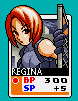 Carta de Regina en Card Fighters 2