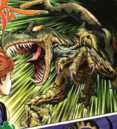 Velociraptor en Dino Crisis Manhua