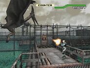 Dylan atacando a un Pteranodon en Dino Crisis 2