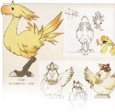 Artwork de un Chocobo