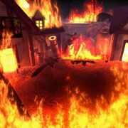 Sefirot destruye Nibelheim producto de su locura.