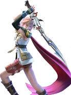 Lightning en pose de lucha