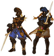 Caballero Oscuro de Final Fantasy Tactics: The War of the Lions