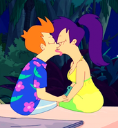 Leela y Fry Kiss - 