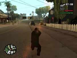 Carl eliminando a los miembros de Los Vagos.