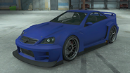 Feltzer de color único con matrícula P0W3RFUL de la actualización GTA Online: Importaciones/Exportaciones.