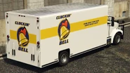 Parte posterior del Benson de Cluckin' Bell en GTA Online.