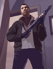 Otro artwork de Niko Bellic.