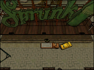 Un cartel de Sprunk en Dukes, Liberty City.