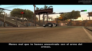 El arma con la que mataron al agente Pendelbury.