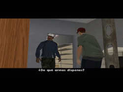 Zero y CJ planeando la venganza contra Berkley.