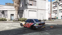 Otro Futo modificado con pegatinas que aparece después de la actualización GTA Online: After Hours después de la Semana Futo, Prairie y Ruiner.