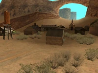 El gran arco en el fondo.