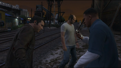 Franklin llamando a Lester