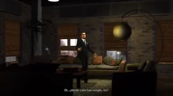 Tony recibiendo a Luis.