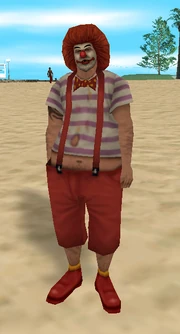 El Payaso en la Playa.