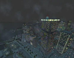 Vista aérea desde el sureste.