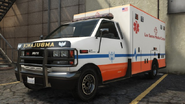 La Ambulancia de Los Santos Medical Center en GTA V.