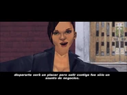 Catalina engañando a Claude.