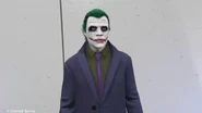 Jugador Online con el traje y maquillaje del Guason