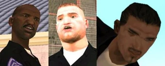 Los integrantes principales del C.R.A.S.H..