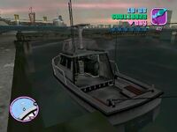 Parte trasera de un Reefer en Grand Theft Auto: Vice City.