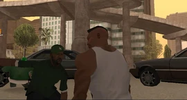 Thegreensabre2.png (484 kB) Carl y Sweet antes del enfrentamiento contra los Ballas.