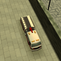 El Camión de Bomberos de Grand Theft Auto: Chinatown Wars (PSP).