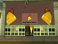 Cluckin´Bell en una de las sucursales de Downtown, San Fierro.