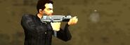 Toni Cipriani con un micro subfusil en GTA: LCS.