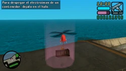 Dejando el último contenedor.