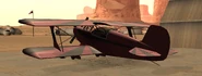 Parte trasera de un Stuntplane en Grand Theft Auto: San Andreas.