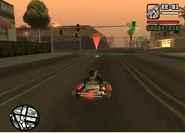 Persecución en Karts.