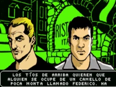 Vinnie explicandole la misión a Mike.