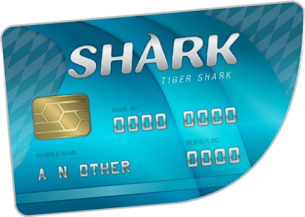 Pegatina para tarjeta de crédito Cara de tiburón verde militar - TenVinilo