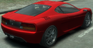 Parte posterior de un Turismo en Grand Theft Auto IV.