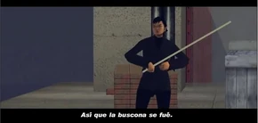 Asuka en la construcción.