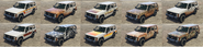 Todas las capas de pintura de la Seminole Frontier.