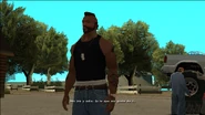 La manera de ver a CJ de el hombre misterioso.