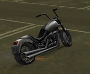 Parte posterior de la Freeway en Grand Theft Auto: Vice City.