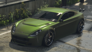 Otro Rapid GT Coupé con modificaciones que aparece fuera de Los Santos Customs.