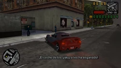 Toni entrando con el Yakuza Stinger.