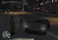 Niko Bellic interactuando con una de estas chicas.
