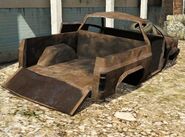 Parte posterior de una Rancher abandonada en GTA V.