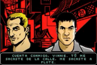 Mike hablando con Vinnie.