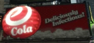 El cartel de eCola en Cruce Estrella, Algonquin, Liberty City.