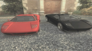Dos Infernus beta vistos en el programa I'm Rich de Grand Theft Auto IV.