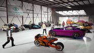 Interior del Club de coches Vinewood.